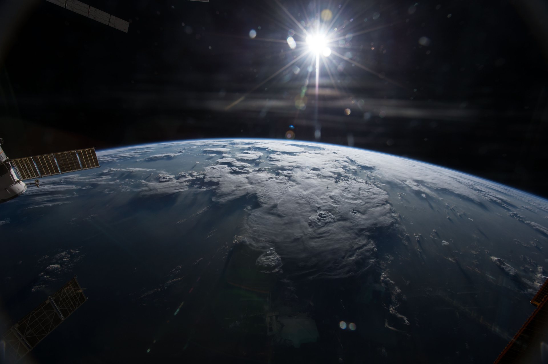 Earth · ISS